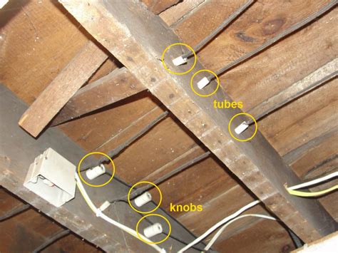 junction box to connect knob and tube with regular wiring|knob and tube wiring.